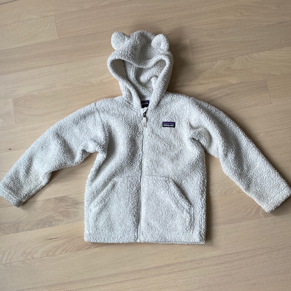 Patagonia 5T jacket- super worn with adorable ears!